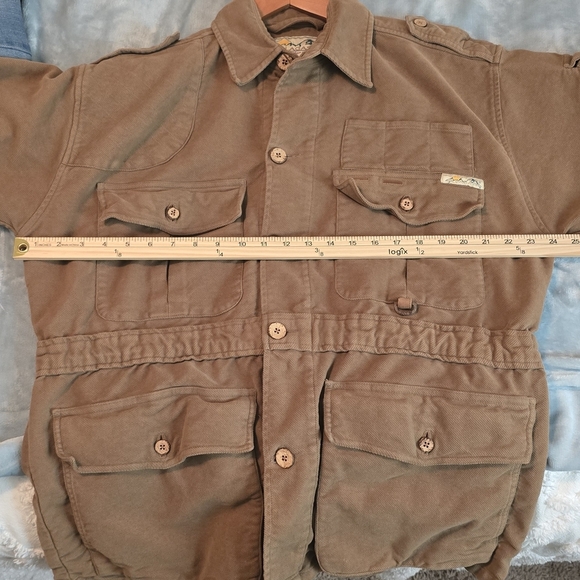 Allagash Cotton Men's Field / Hunting Jacket in Tan, Size M (1112) - Picture 8 of 14